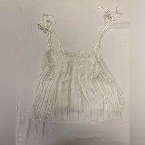 Anthropologie Cropped Tie Cami